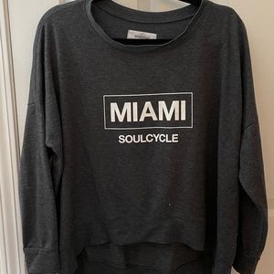 SoulCycle Miami throw over